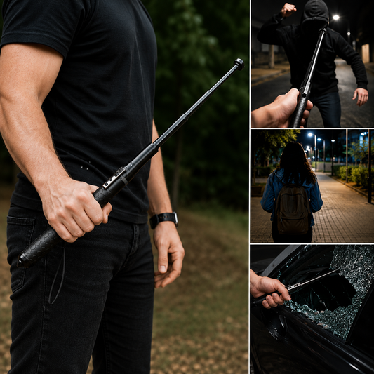 Turbo Cables – Automatic Self-Defense Walking Stick | Quick-Deploy Mechanism, Adjustable Height, Ergonomic Grip & Enhanced Stability