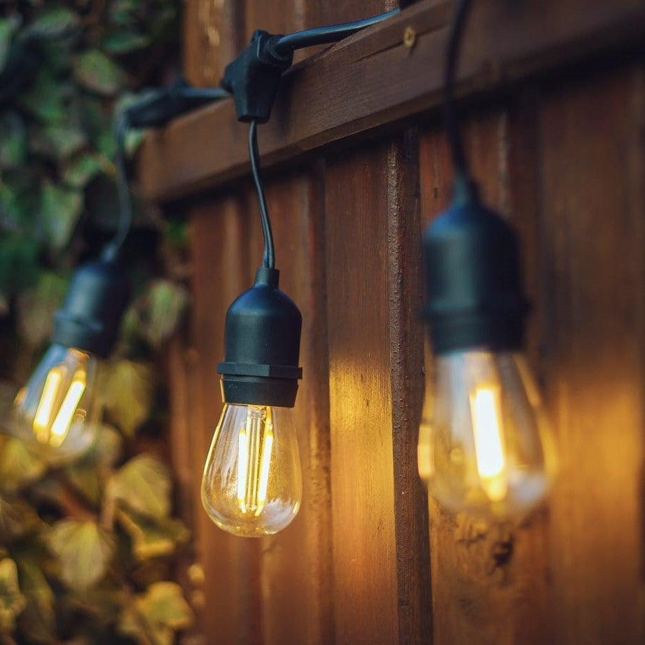 Turbo Best Seller LED Plug-in Waterproof Warm White Heavy Duty Outdoor String Lights