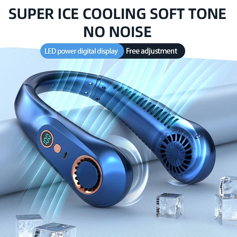 TurboAir™ Digital Bladeless Neck Fan with LED Display