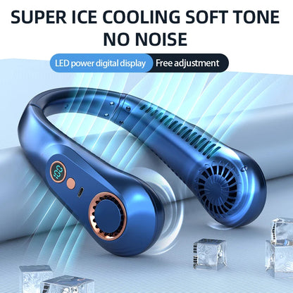 TurboAir™ Digital Bladeless Neck Fan with LED Display