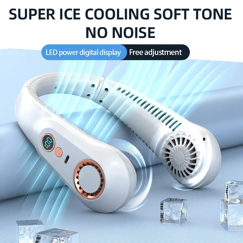 TurboAir™ Digital Bladeless Neck Fan with LED Display