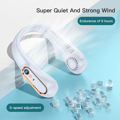 TurboAir™ Digital Bladeless Neck Fan with LED Display