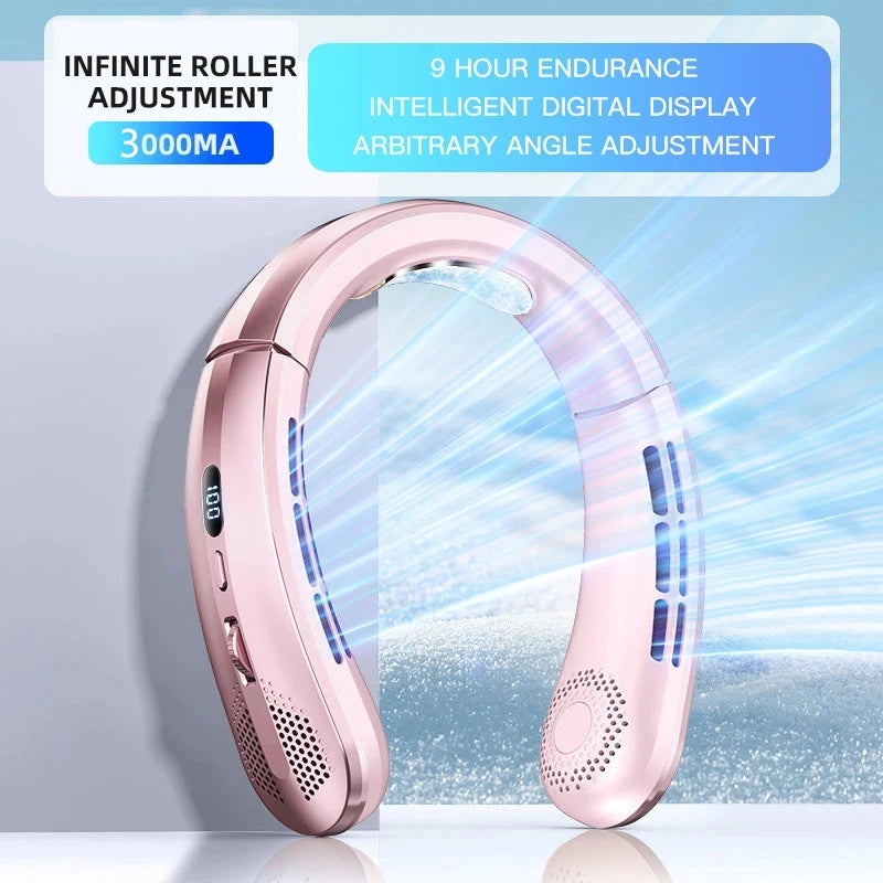TurboAir™ Digital Bladeless Neck Fan with LED Display