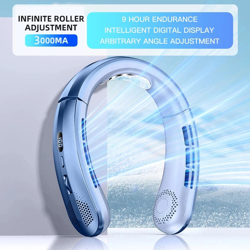 TurboAir™ Digital Bladeless Neck Fan with LED Display