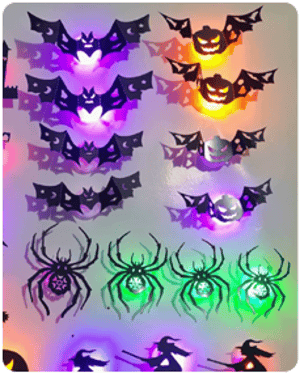 Turbo Cables – Cord Free Halloween LED Wall Decorations