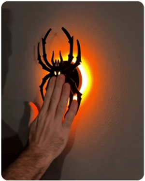 Turbo Cables – Cord Free Halloween LED Wall Decorations