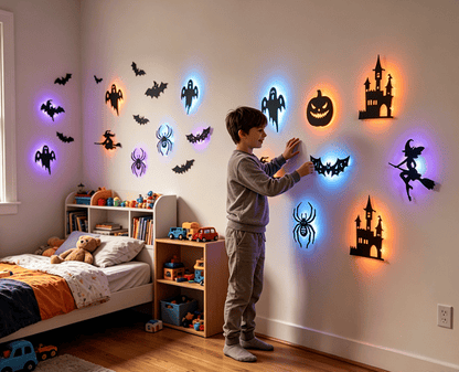 Turbo Cables – Cord Free Halloween LED Wall Decorations