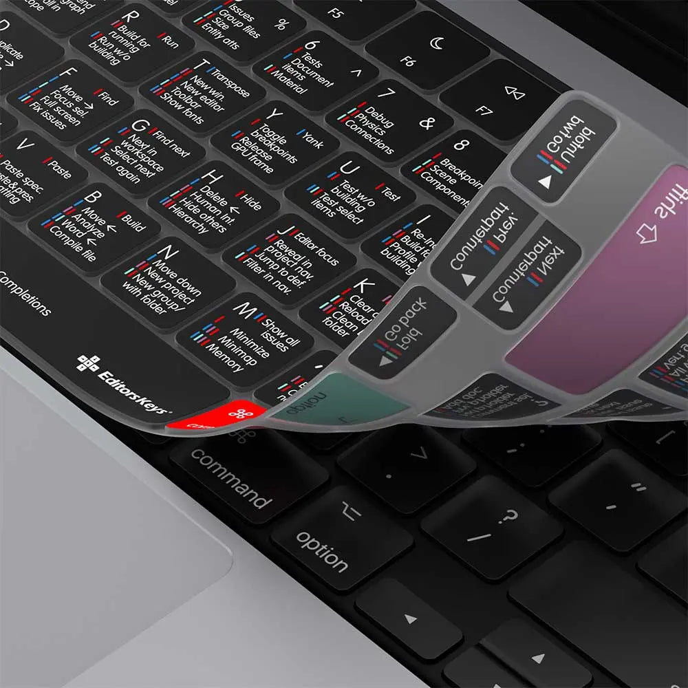 Xcode Keyboard Covers for MacBook Pro Editors Keys